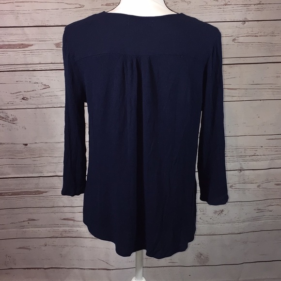 UMGEE flowy navy long sleeve - Picture 3 of 4
